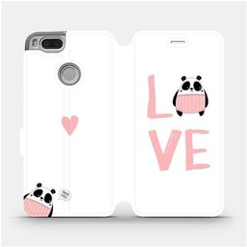 Flipové pouzdro na mobil Xiaomi Mi A1 - MH09S Panda LOVE (5903226752553)