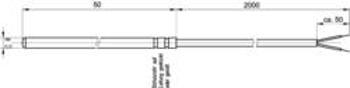 Odporový teploměr Enda K1-Pt100-S-200, podle DIN EN60751, -50 až 200 °C