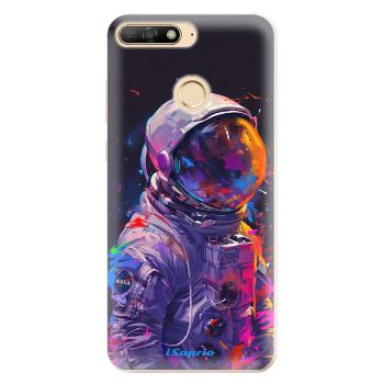 Odolné silikonové pouzdro iSaprio - Neon Astronaut - Huawei Y6 Prime 2018