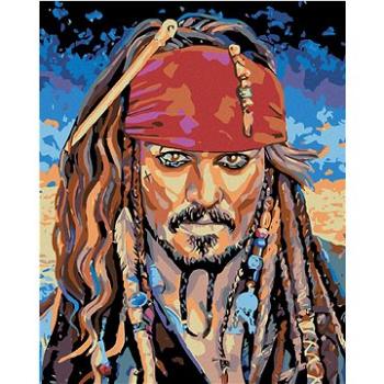 Diamondi - Diamantové malování - JACK SPARROW I, 40x50 cm, bez rámu a bez vypnutí plátna (603367A)