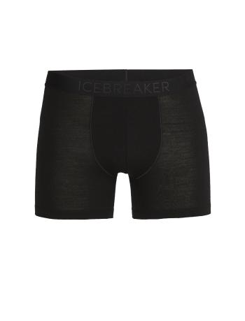 pánské merino boxerky ICEBREAKER Mens Anatomica Cool-Lite Boxers, Black velikost: M
