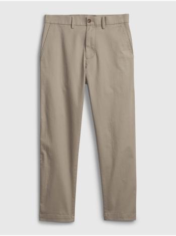 Béžové pánské kalhoty modern crop