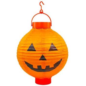 Svítící lampion s motivem dýně - halloween - 28 cm (8590687146891)