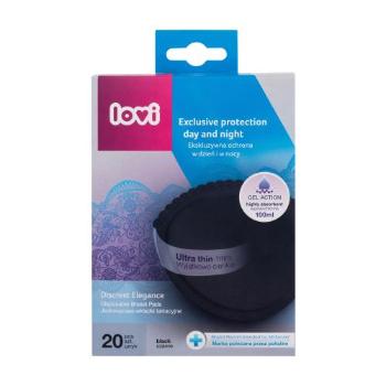 LOVI Discreet Elegance Disposable Breast Pads Black vložky do podprsenky 20 ks vložek do podprsenky pro ženy