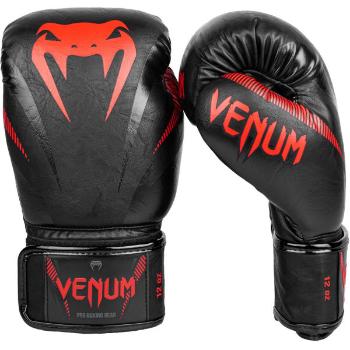 Venum IMPACT BOXING GLOVES Boxerské rukavice, černá, velikost 16