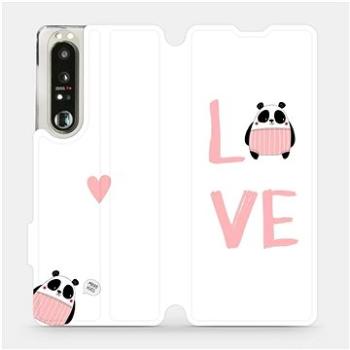 Flip pouzdro na mobil Sony Xperia 1 III - MH09S Panda LOVE (5903516726639)