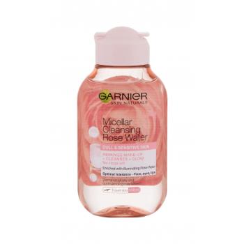 Garnier Skin Naturals Micellar Cleansing Rose Water 100 ml micelární voda na všechny typy pleti; na rozjasnění pleti; na citlivou a podrážděnou pleť