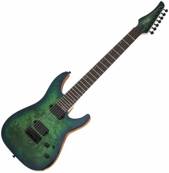 Schecter C-7 Pro Aqua Burst Elektrická kytara