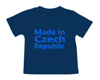 Tričko pro miminko Made in Czech republic