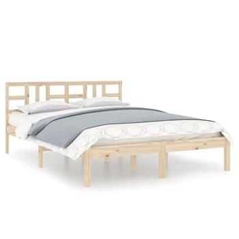 Rám postele masivní dřevo 150 × 200 cm King Size, 3105410 (3105410)