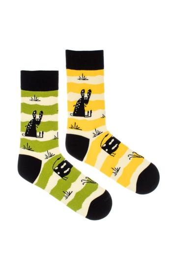 Žluto-zelené ponožky Farm Animal