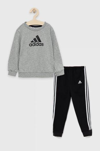 Dětská tepláková souprava adidas Performance HF8819 šedá barva