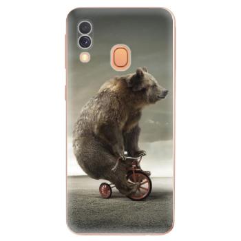 Odolné silikonové pouzdro iSaprio - Bear 01 - Samsung Galaxy A40