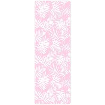 YOGGYS LARGE TOWEL PINK TROPICAL Ručník na jógu, růžová, velikost UNI