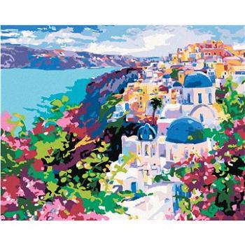 Diamondi - Diamantové malování - SANTORINI, 40x50 cm, bez rámu a bez vypnutí plátna (606848A)