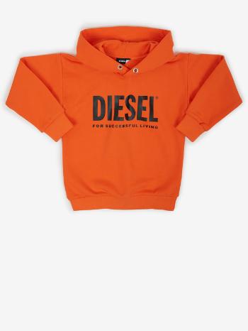 Diesel Mikina dětská Oranžová