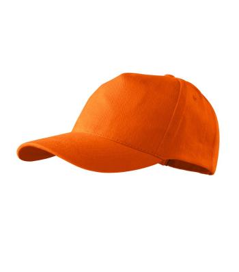 MALFINI Kšiltovka 5P - Oranžová | uni