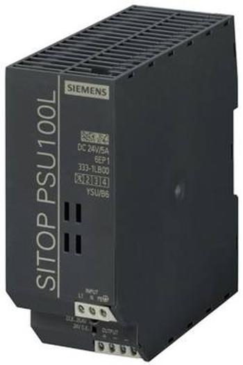 Zdroj na DIN lištu Siemens SITOP PSU100L, 24 V/DC, 5 A