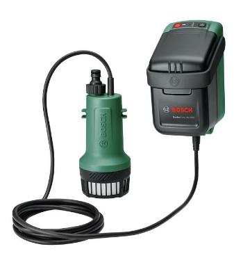 BOSCH GardenPump 18V-2000, akumulátorové čerpadlo na dešťovou vodu, 18 V, 2000 l/h