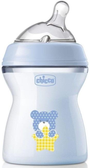 Chicco Láhev kojenecká Natural Feeling 250 ml chlapec 2m+