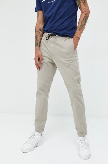 Kalhoty Tom Tailor pánské, šedá barva