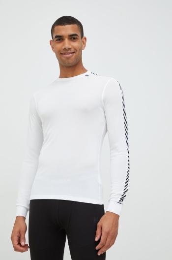 Funkční triko s dlouhým rukávem Helly Hansen bílá barva
