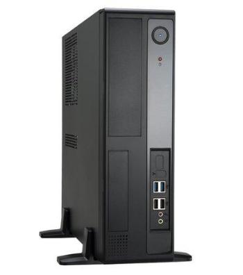 PC skříň In Win ATX BL641, zdroj 300W s aktivním PFC, USB 3.0 (černo-stříbrná), BL641.300PU3HAD(85+)