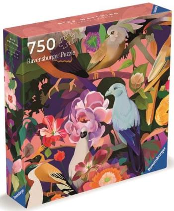 Ravensburger Puzzle Art & Soul: Barevní ptáci a květy 750 dílků