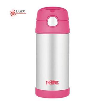 Thermos FUNtainer - stříbrná/růžová 355 ml