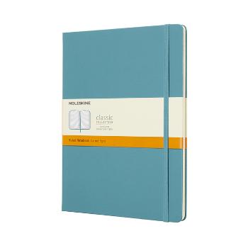 Zápisník tvrdý linkovaný modrozelený XL (192 stran)