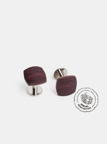 Dřevěné manžetové knoflíčky Red Wine Cuff BeWooden