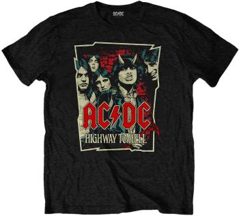 AC/DC Tričko Highway To Hell Sketch Black S