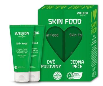 Weleda Skin Food univerzální výživný krém s bylinkami pro ženy 75 ml + univerzální výživný krém s bylinkami pro muže 75 ml dárková sada