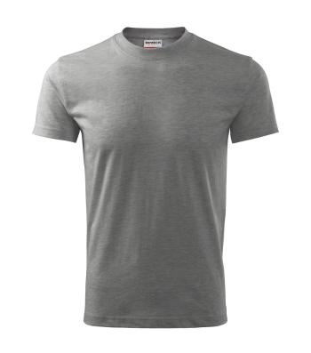 MALFINI Tričko Base - Tmavě šedý melír | XL