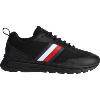 Tommy Hilfiger MODERN RUNNER STRIPES KNIT Pánské tenisky, černá, velikost