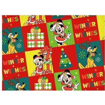Balící papír vánoční role LUX Disney 5x100x70 (YV043 Mickey) (8595138512232)