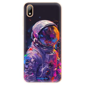 Odolné silikonové pouzdro iSaprio - Neon Astronaut - Huawei Y5 2019