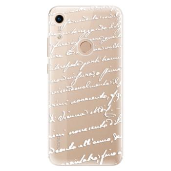 Odolné silikonové pouzdro iSaprio - Handwriting 01 - white - Huawei Honor 8A