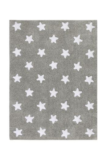 Lorena Canals koberce Bio koberec kusový, ručně tkaný Stars Grey-White - 120x160 cm Šedá