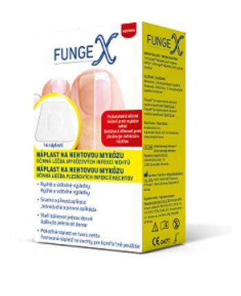 FungeX Náplast na nehtovou mykózu 14 ks