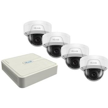 HiLook KIT dome/ 1x NVR-104H-D/4P(C)/ 4x IP kamera IPC-D140H(C) (NVR-104H-D/4P(C)IPC-D140H(C))