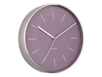 Nástěnné hodiny Minimal – fialová