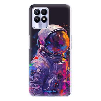 Odolné silikonové pouzdro iSaprio - Neon Astronaut - Realme 8i