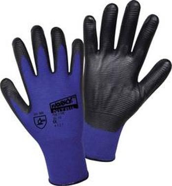 Pracovní rukavice L+D worky Nylon Super Grip Nitrile 1165-7, velikost rukavic: 7, S