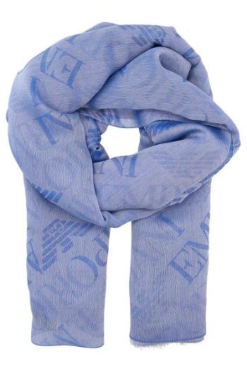 Armani Emporio Armani dámský modrý šátek