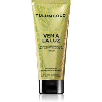 Tannymaxx Tulumgold Ven A La Luz Natural Tanning Lotion Medium opalovací krém do solária 200 ml