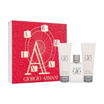 Giorgio Armani Acqua di Giò Pour Homme dárková kazeta toaletní voda 50 ml + balzám po holení 75 ml + sprchový gel 75 ml pro muže