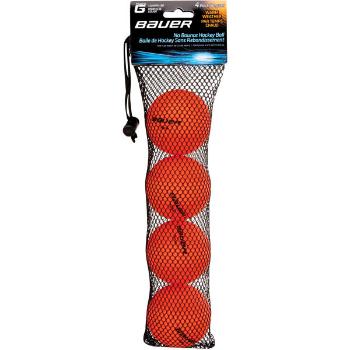 Bauer HOCKEY BALL WARM 4 PK Hokejové míčky, oranžová, velikost UNI