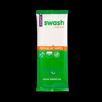 Swash Perineum+ Ubrousky pro očistu a ochranu a obnovu pokožky při inkontinenci bez vůně 8 ks