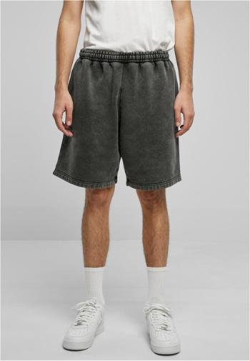 Urban Classics Heavy Sand Washed Sweat Shorts black - 3XL